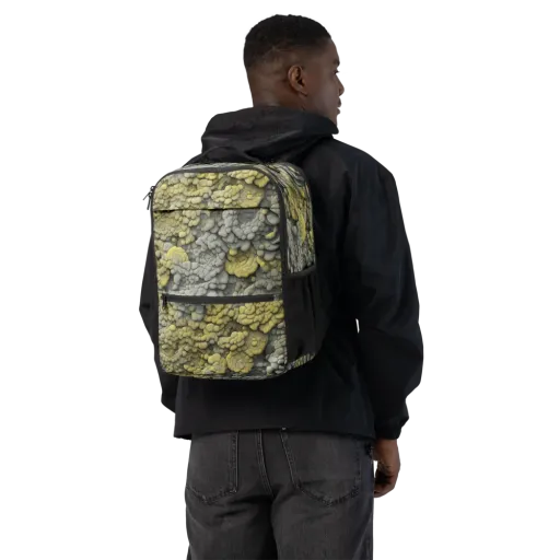 Mossstone Bloom on a Utility Backpack