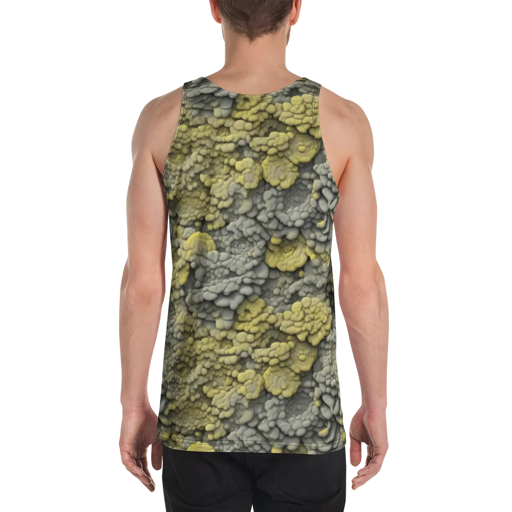 Mossstone Bloom on Men's Tank Top — Back