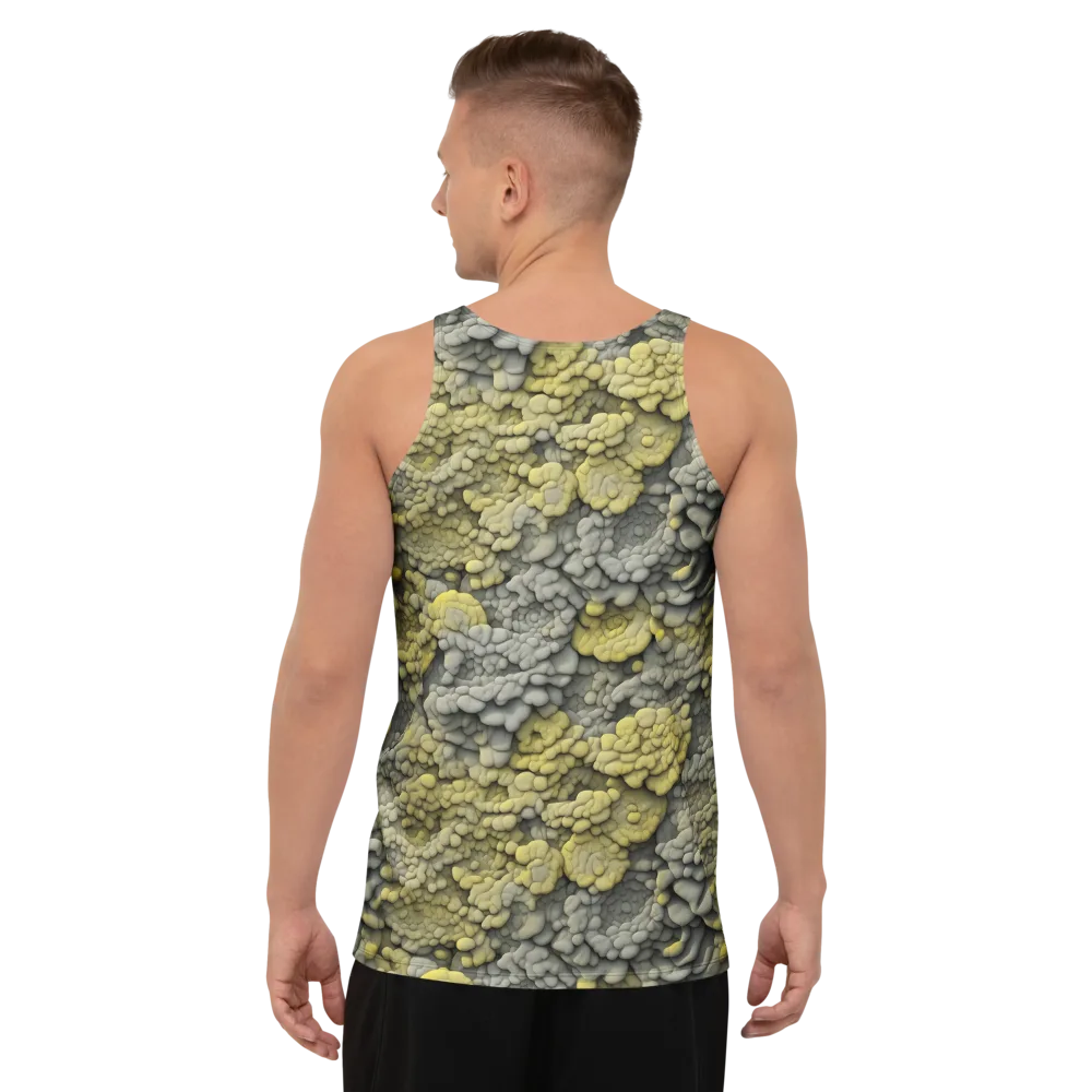 Mossstone Bloom on Men's Tank Top — Back
