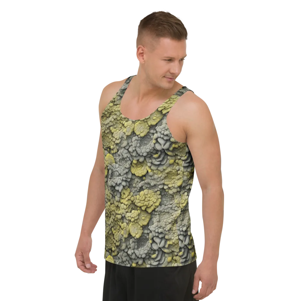 Mossstone Bloom on Men's Tank Top — Left Front