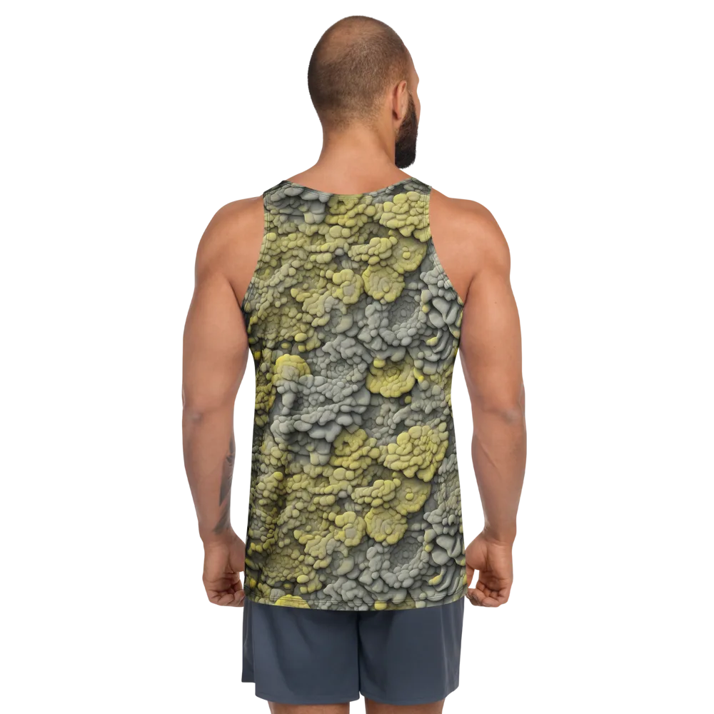 Mossstone Bloom on Men's Tank Top — Back
