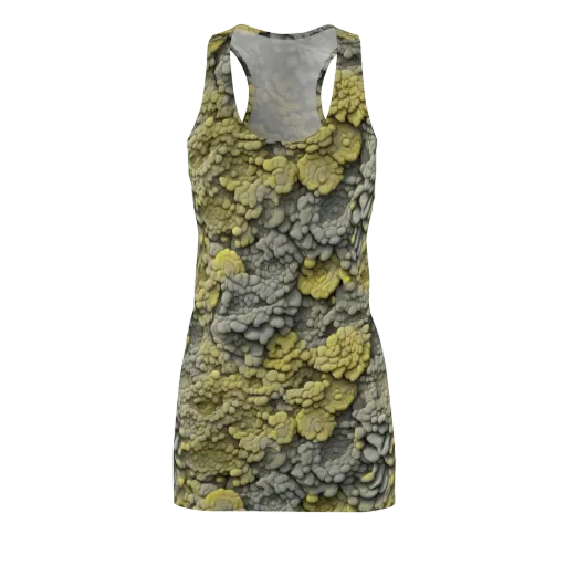 Mossstone Bloom on a Racerback Dress