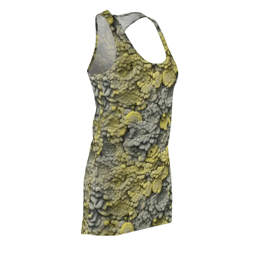 Mossstone Bloom on Racerback Dress — Front Side