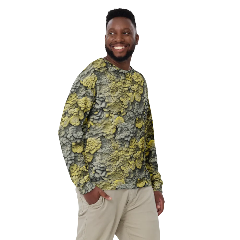 Mossstone Bloom on Sweatshirt — Front