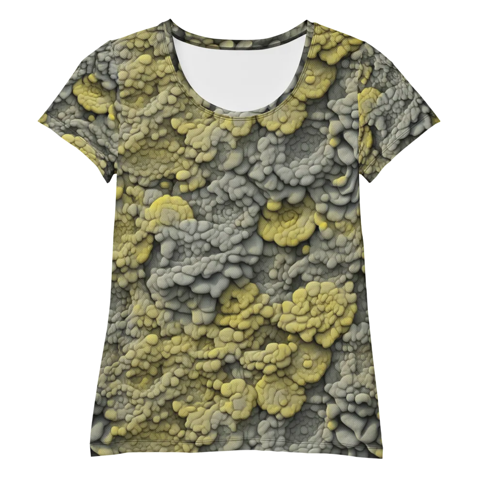Mossstone Bloom on Women's Athletic T-Shirt — Front