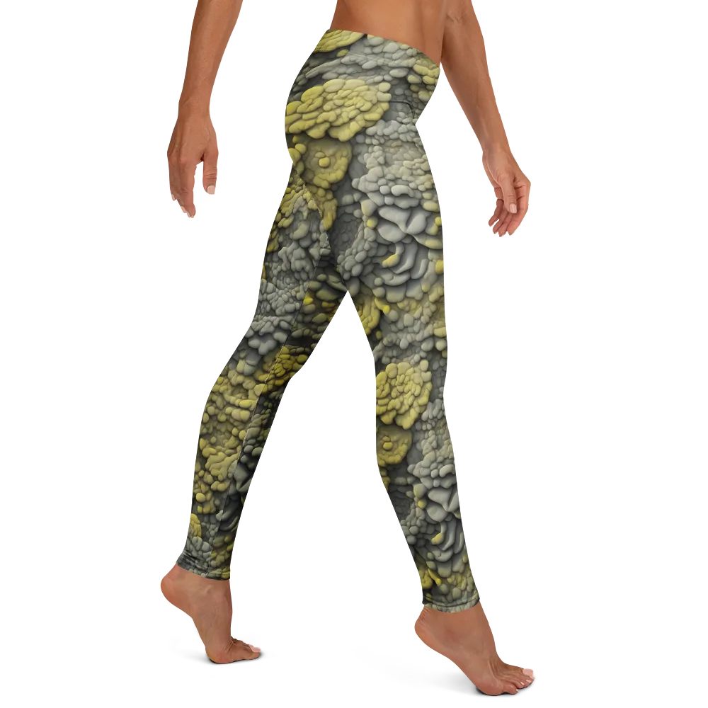 Mossstone Bloom on Leggings — Right