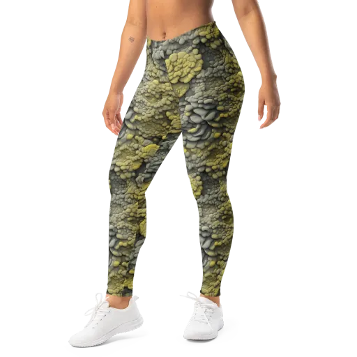 Mossstone Bloom on a Leggings