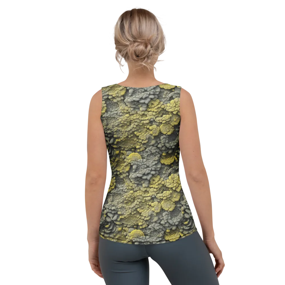 Mossstone Bloom on Women's Tank Top — Back