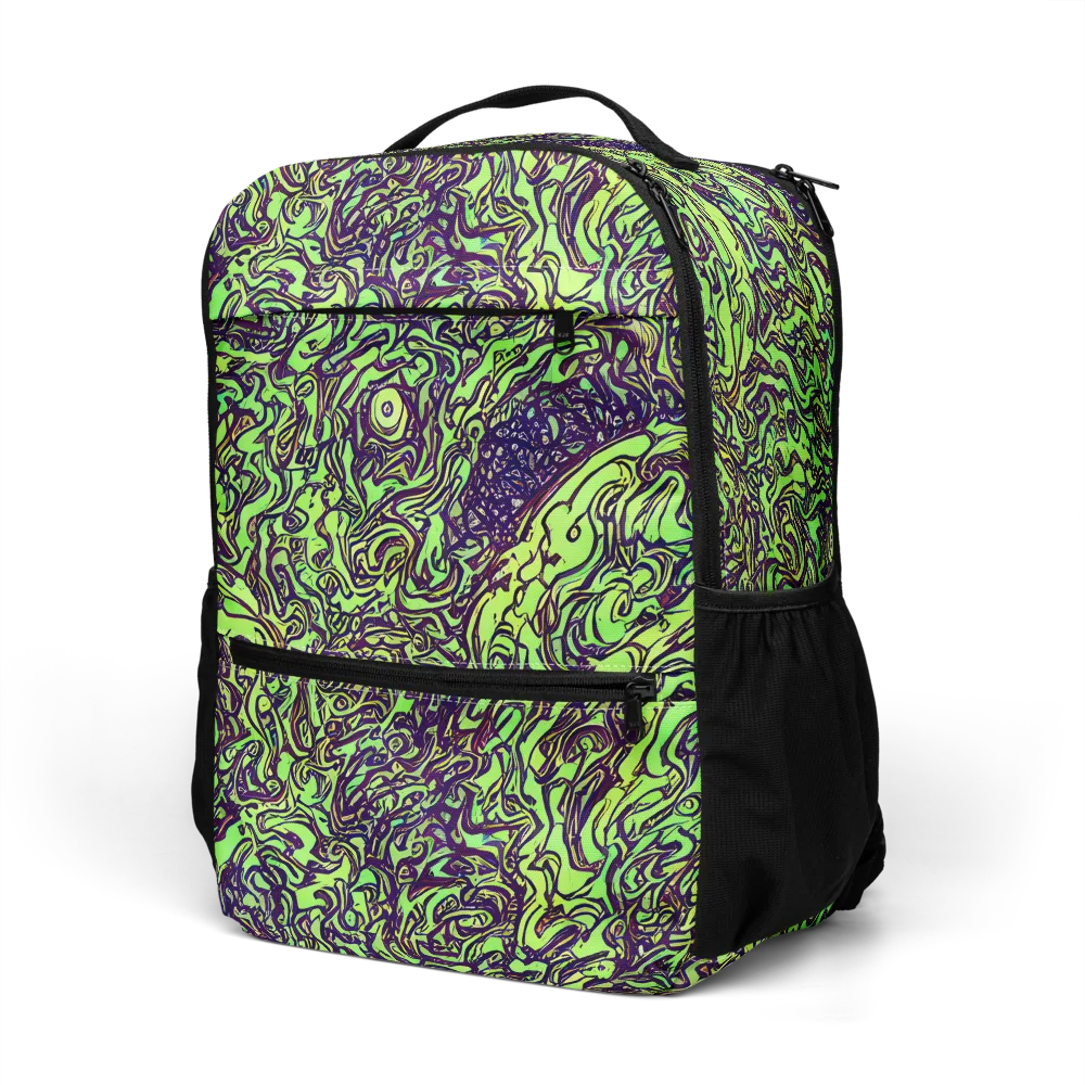 Chaos Garden on Utility Backpack — Left Front