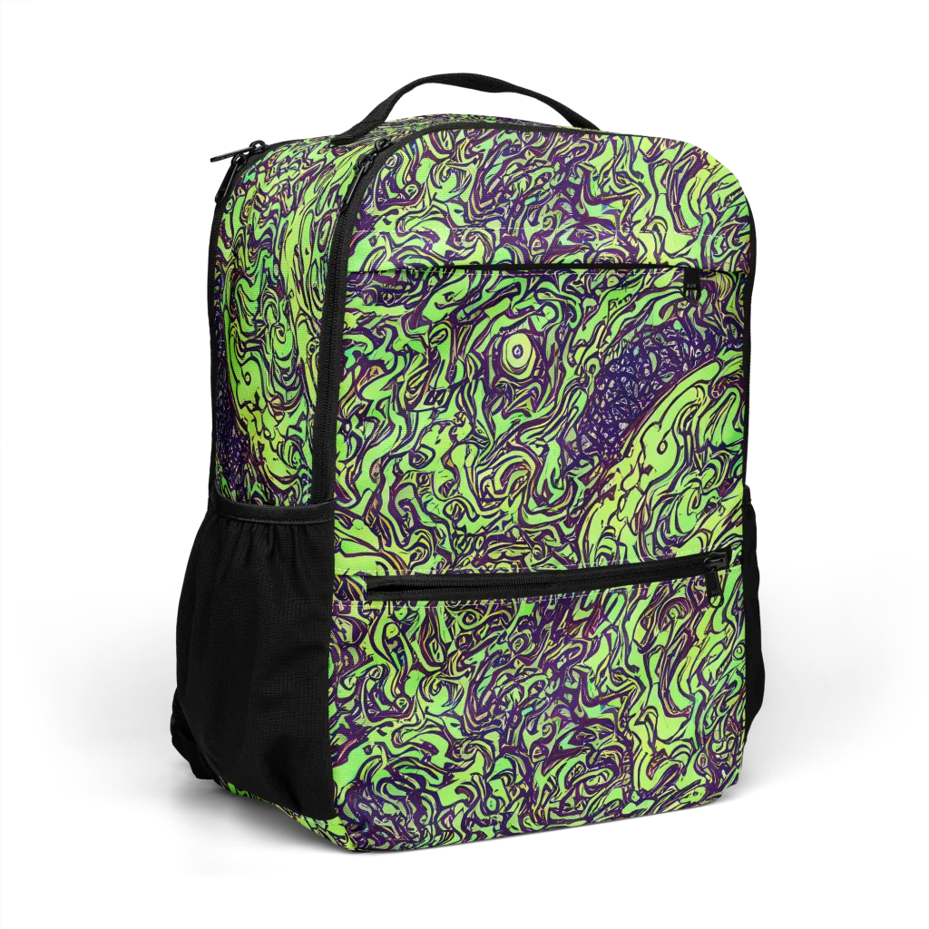Chaos Garden on Utility Backpack — Right Front