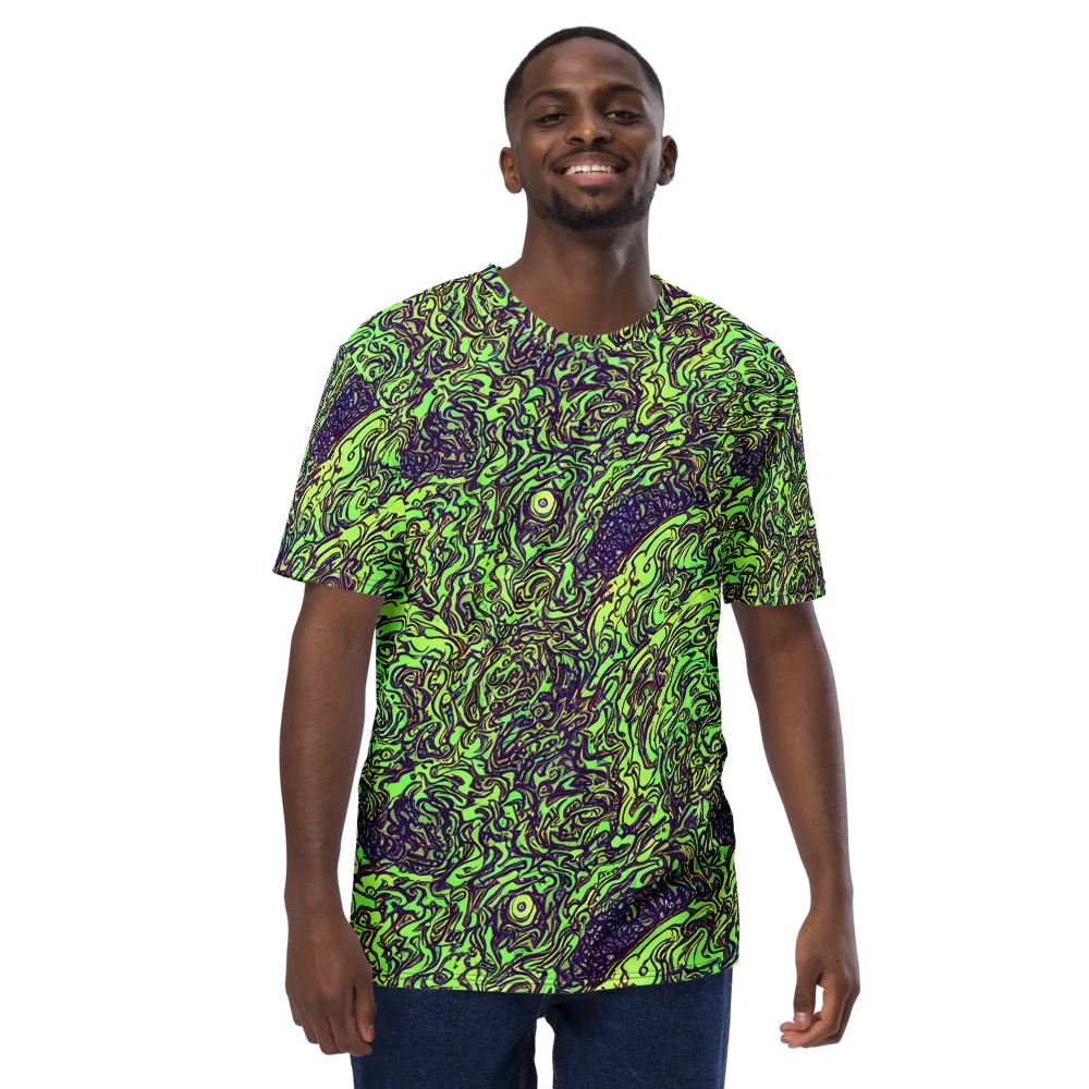 Chaos Garden on Men's Crew Neck T-Shirt — Front
