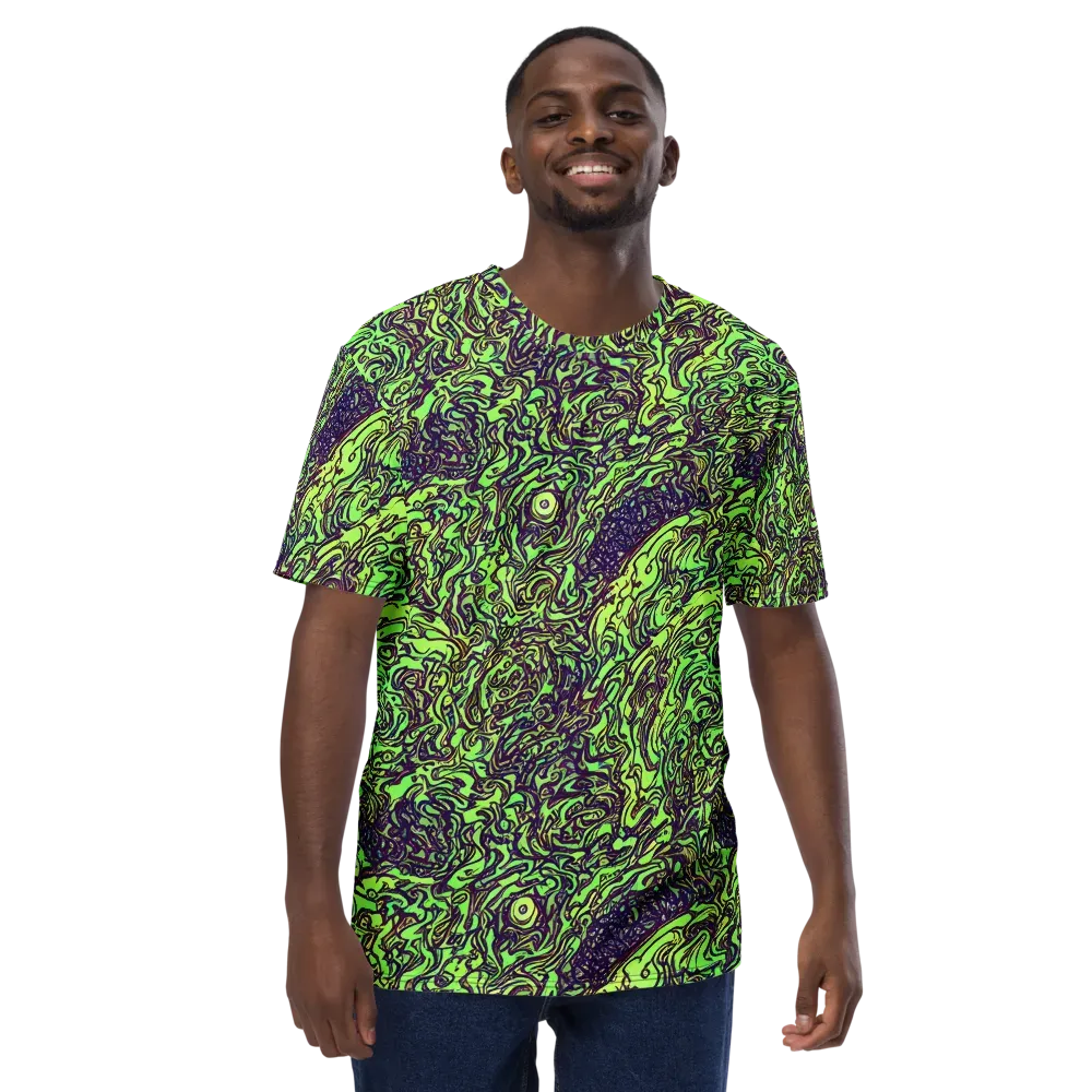 Chaos Garden on Men's Crew Neck T-Shirt — Front
