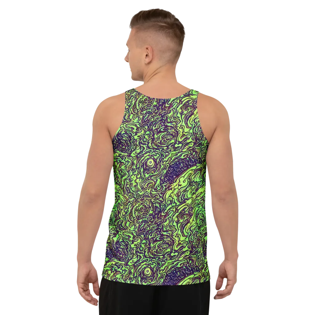 Chaos Garden on Men's Tank Top — Back