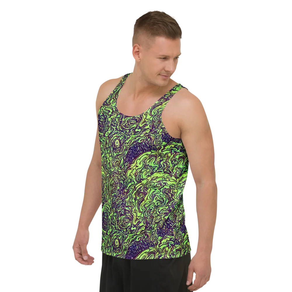 Chaos Garden on Men's Tank Top — Left Front
