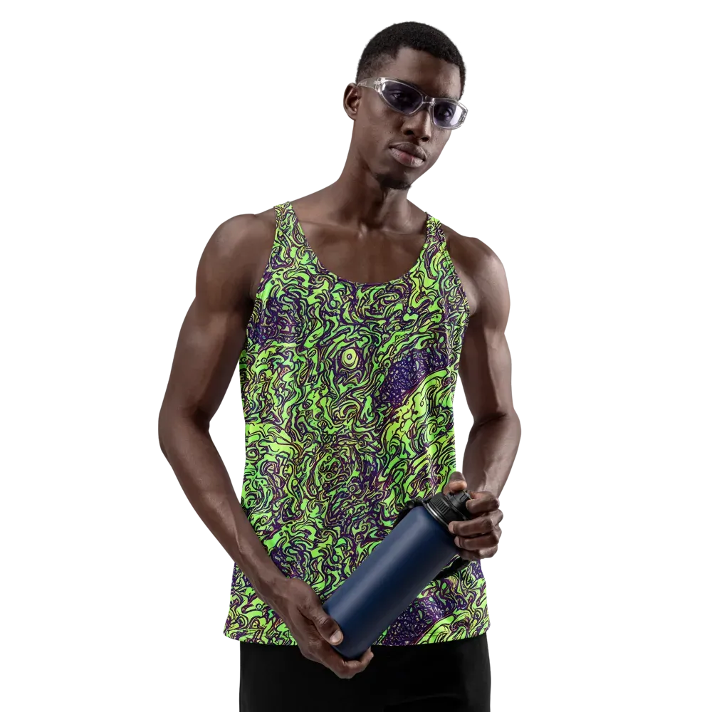 Chaos Garden on Men's Tank Top — Front
