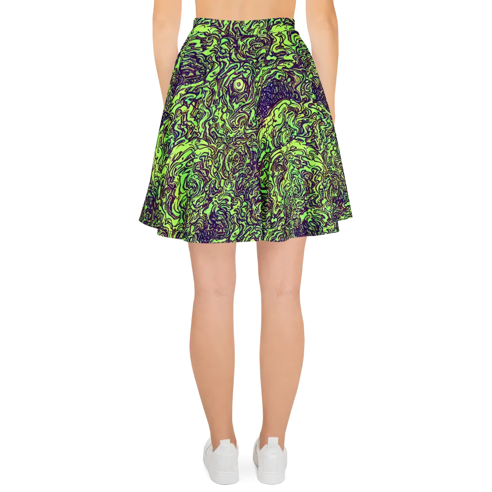 Chaos Garden on Skater Skirt — Back