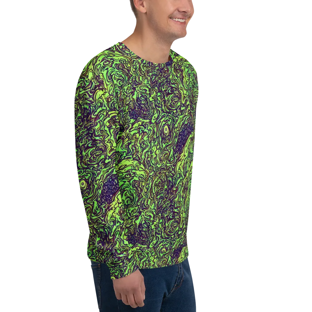 Chaos Garden on Sweatshirt — Right Front