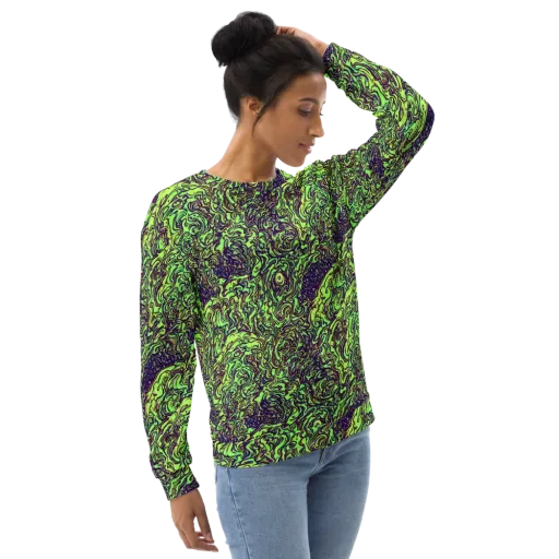 Chaos Garden on a Sweatshirt