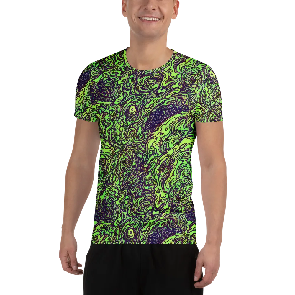 Chaos Garden on Men's Athletic T-Shirt — Front