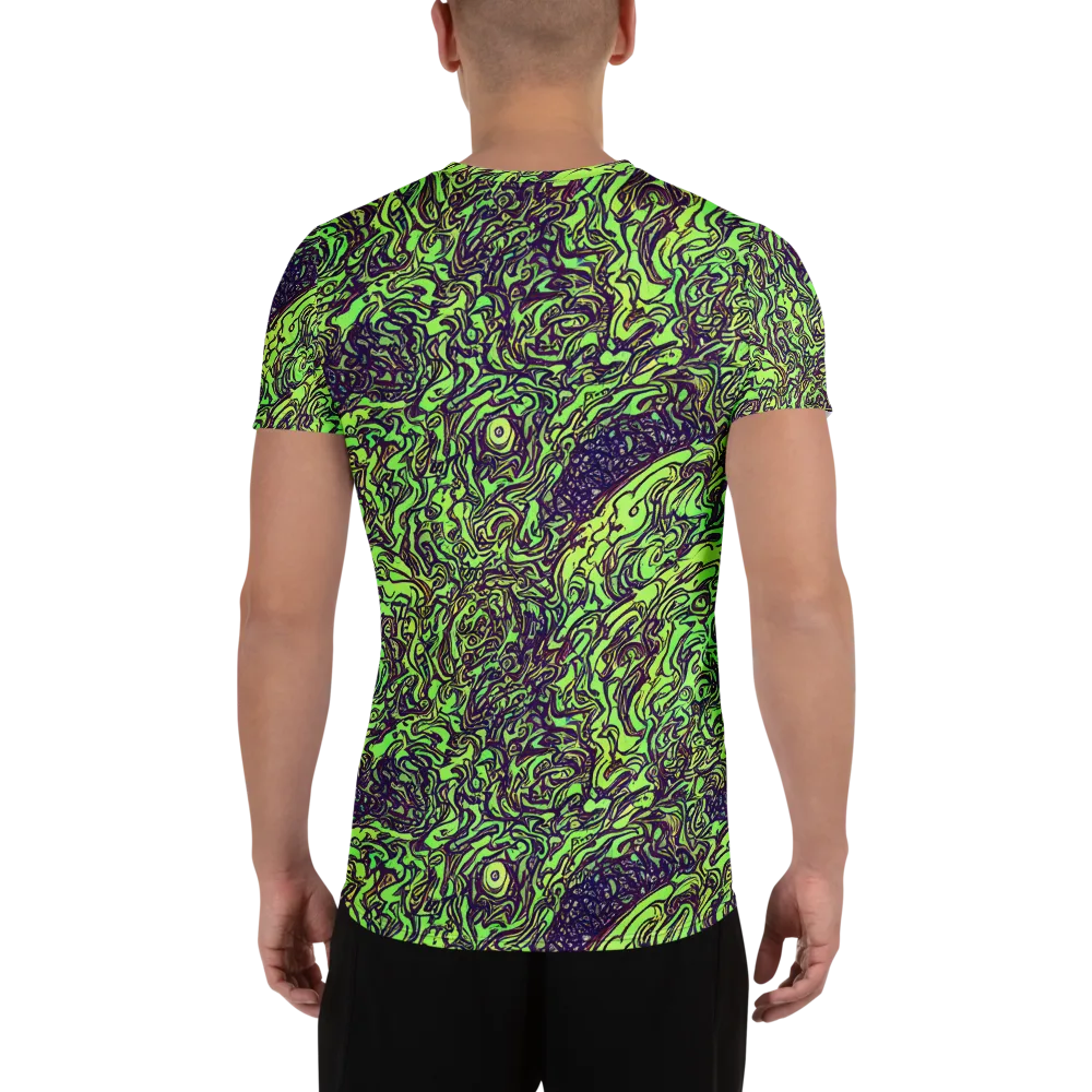Chaos Garden on Men's Athletic T-Shirt — Back