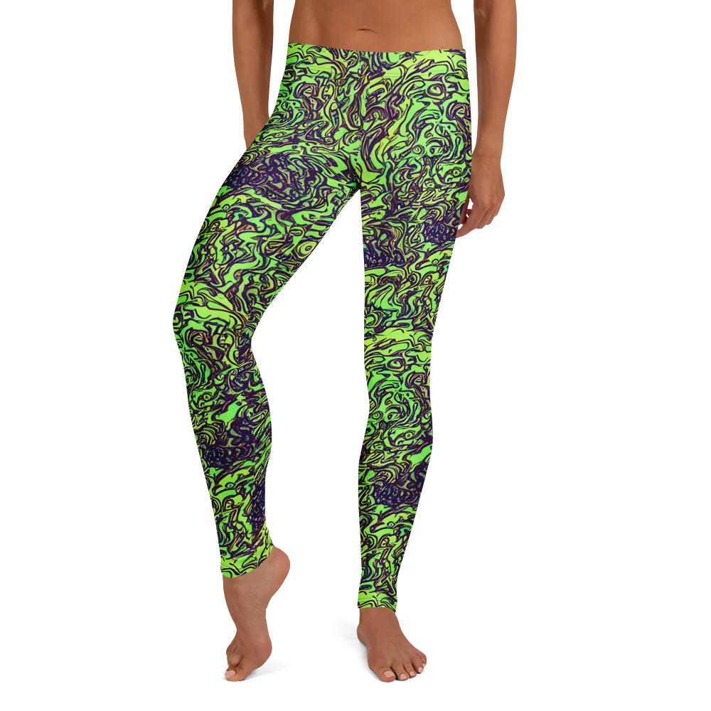 Chaos Garden on Leggings — Front