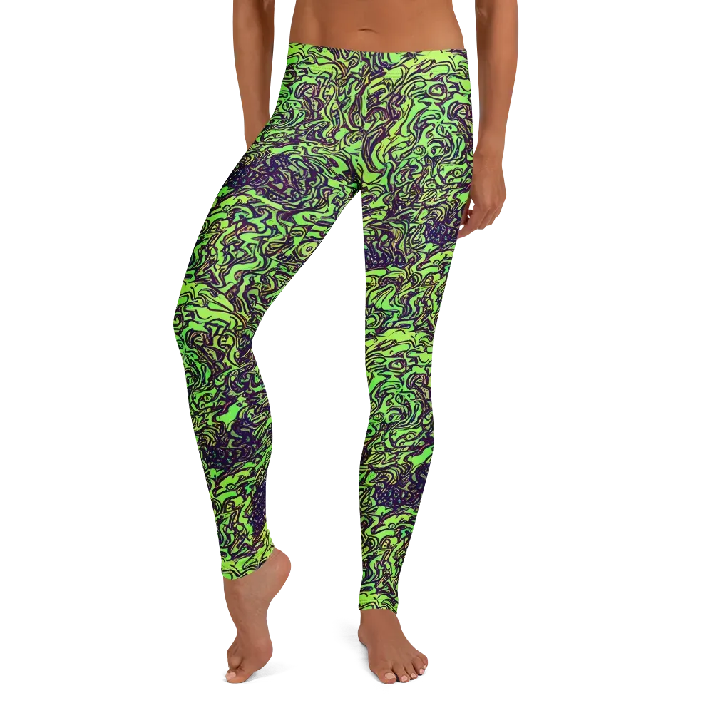 Chaos Garden on Leggings — Front