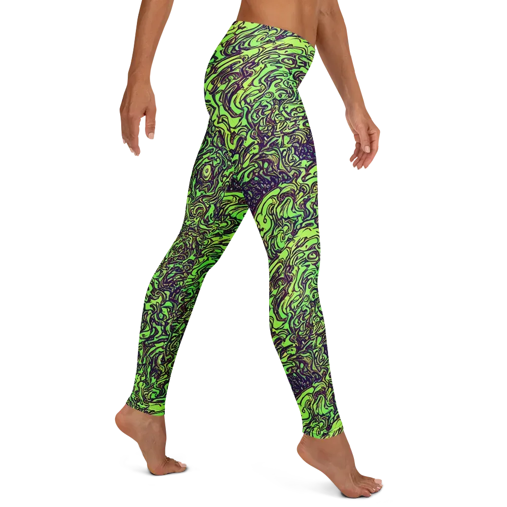 Chaos Garden on Leggings — Right