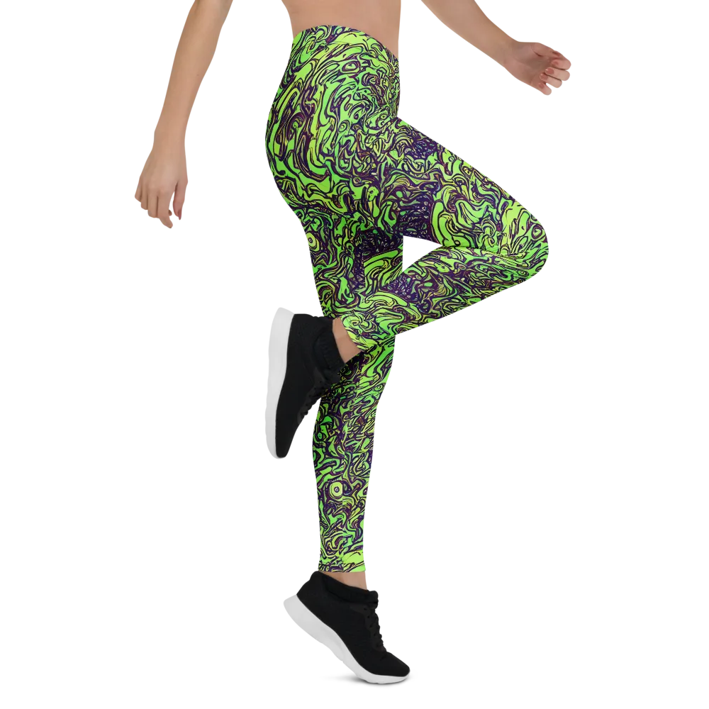 Chaos Garden on Leggings — Right