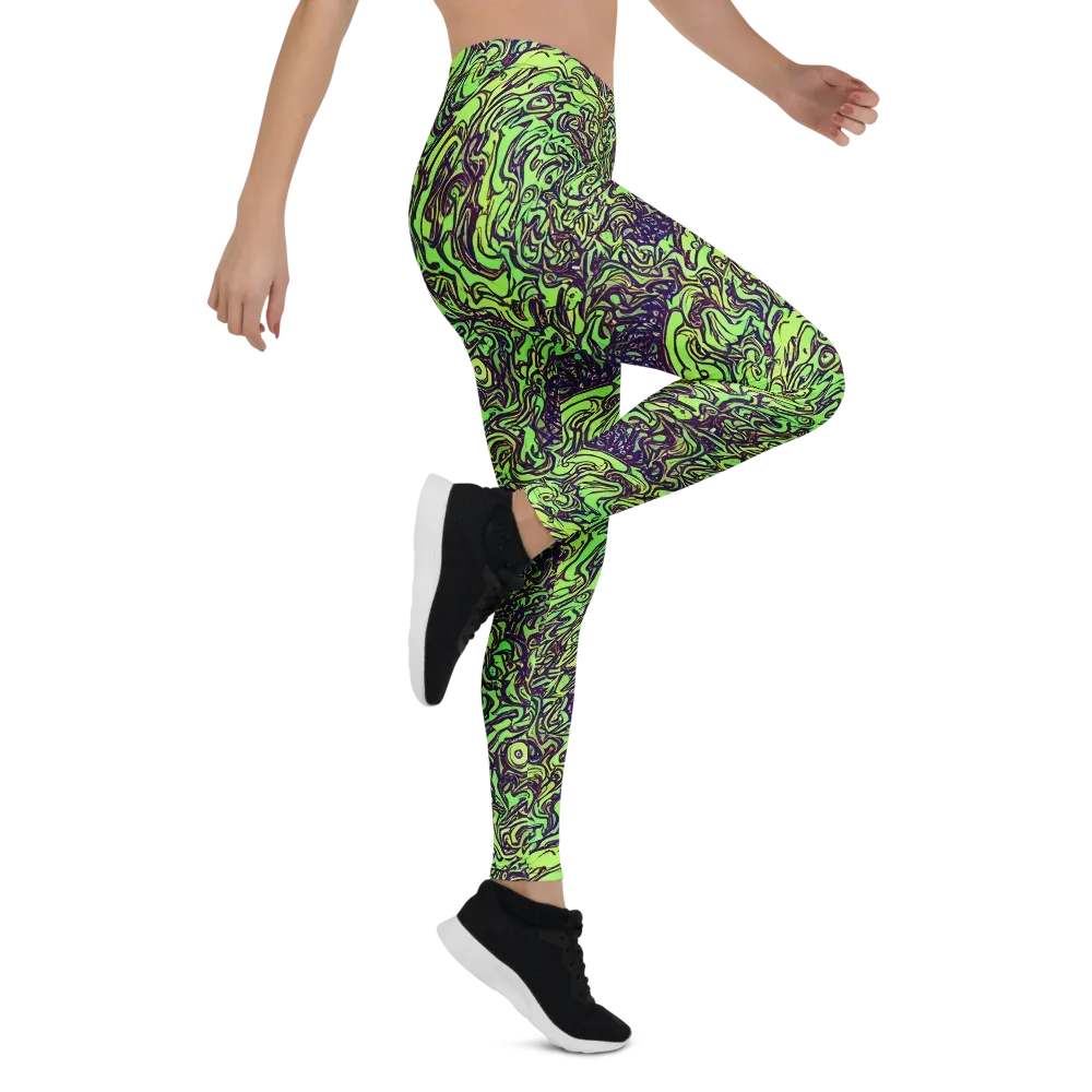 Chaos Garden on Leggings — Right