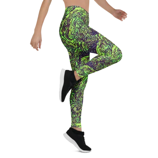 Chaos Garden on a Leggings