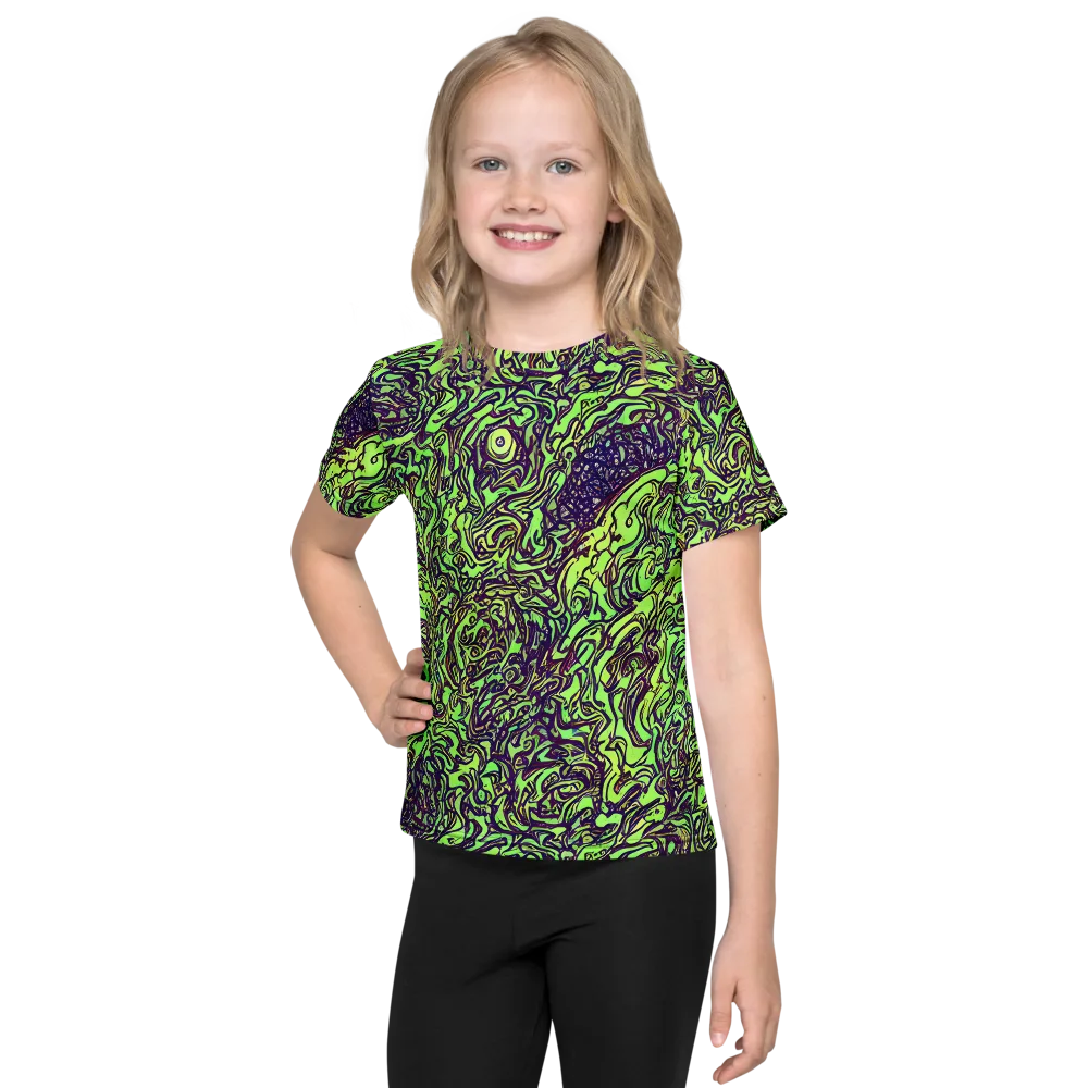 Chaos Garden on Kids Crew Neck T-Shirt — Front