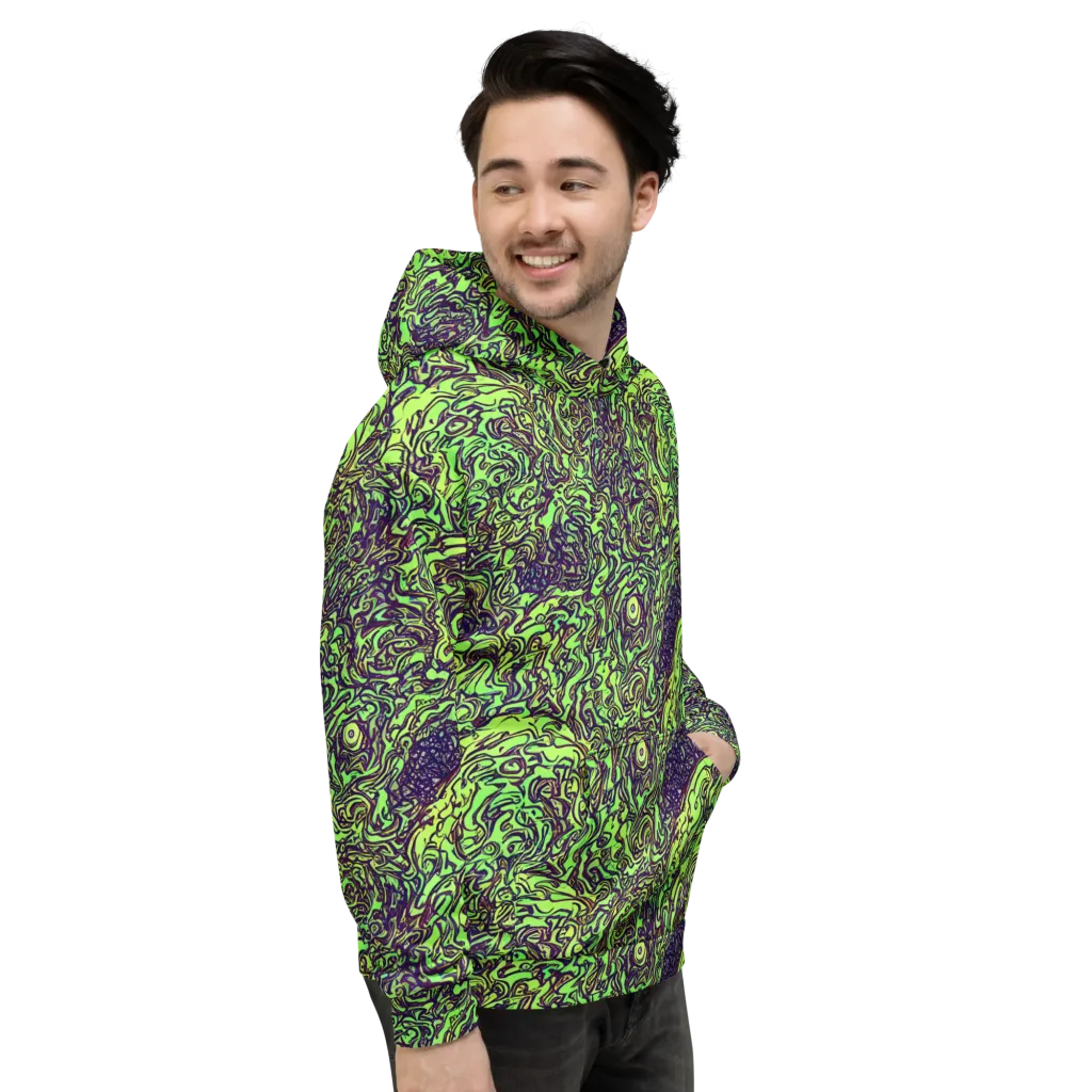 Chaos Garden on Hoodie — Right