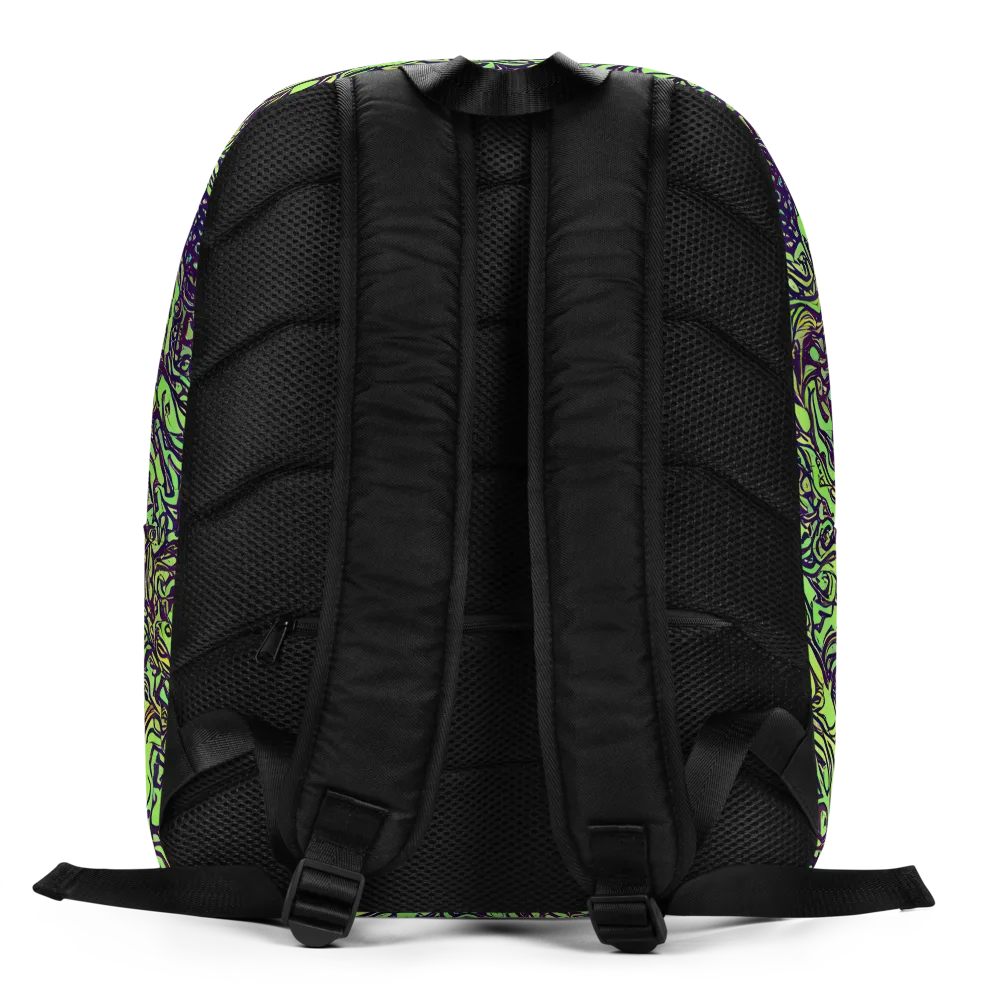Chaos Garden on Minimalist Backpack — Back