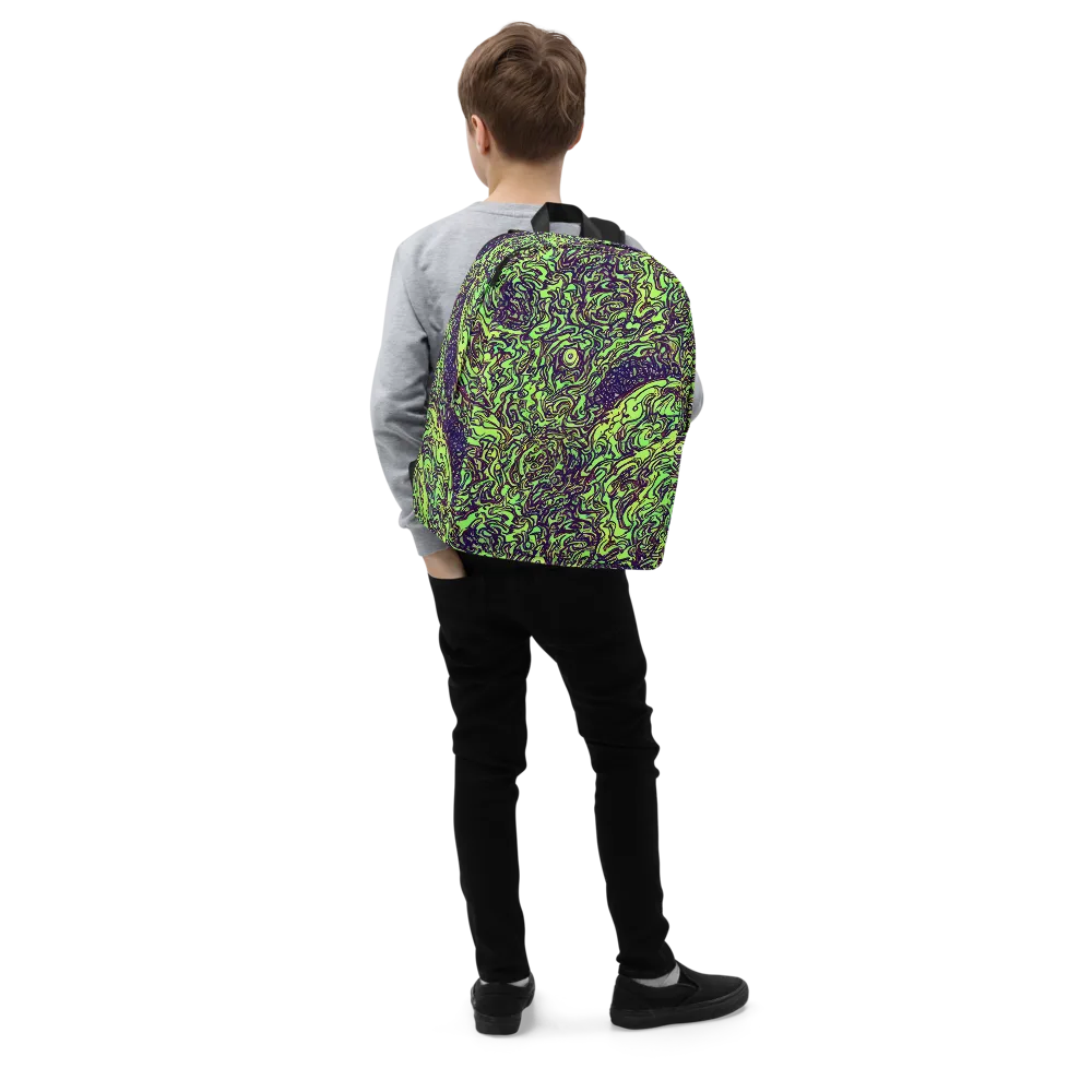 Chaos Garden on Minimalist Backpack — Right Front