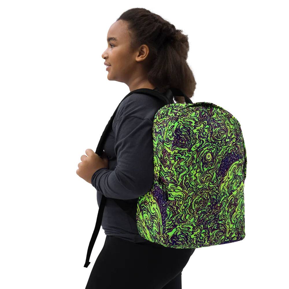 Chaos Garden on Minimalist Backpack — Right Front