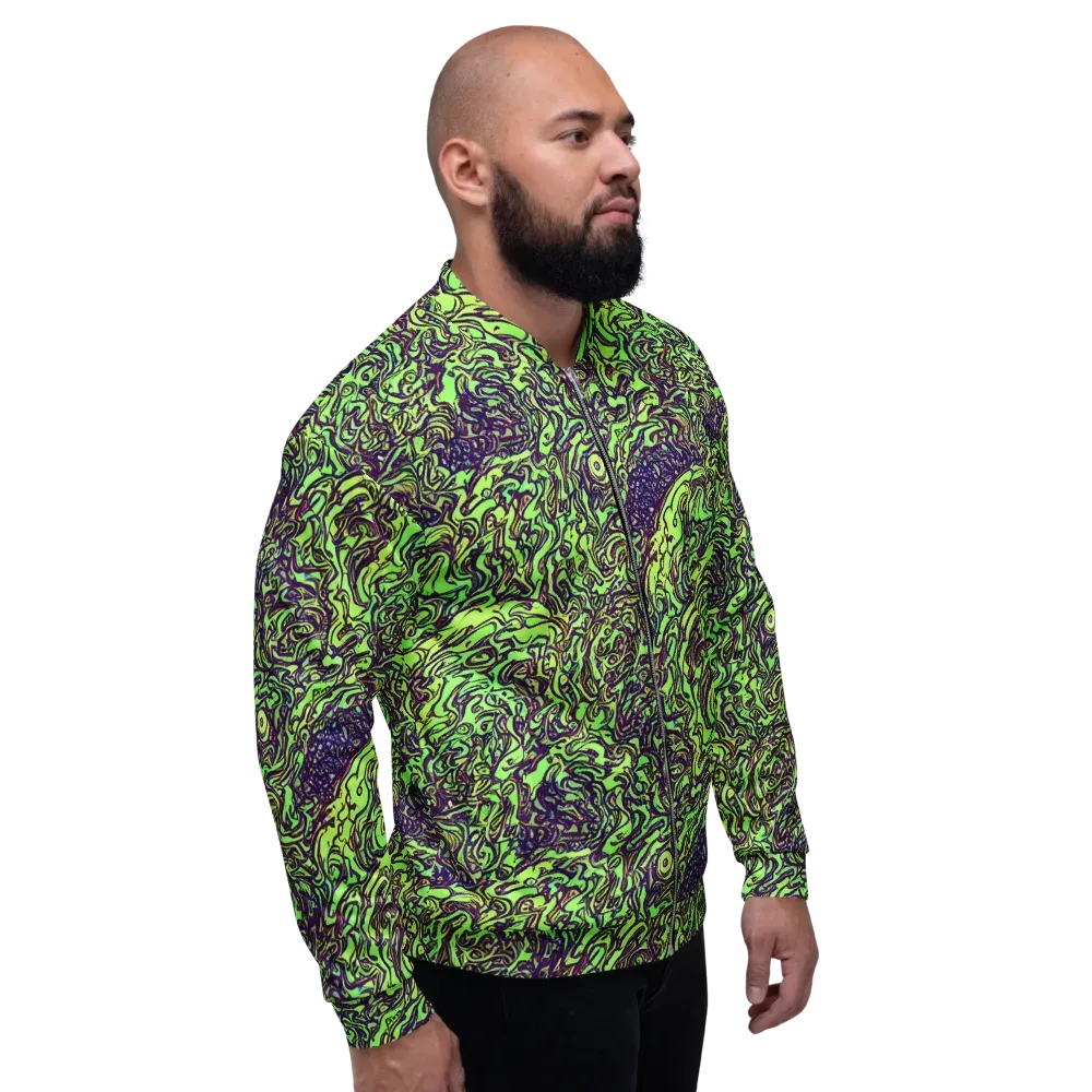 Chaos Garden on Bomber Jacket — Right