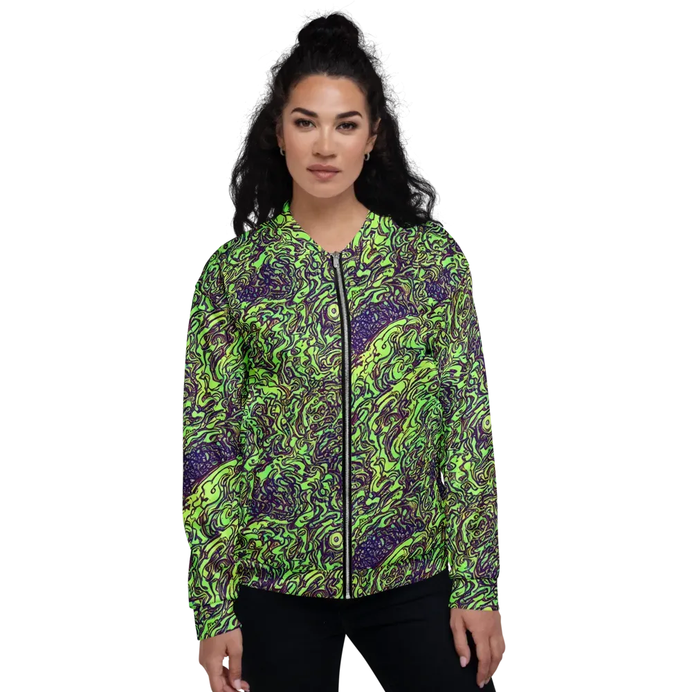 Chaos Garden on Bomber Jacket — Front