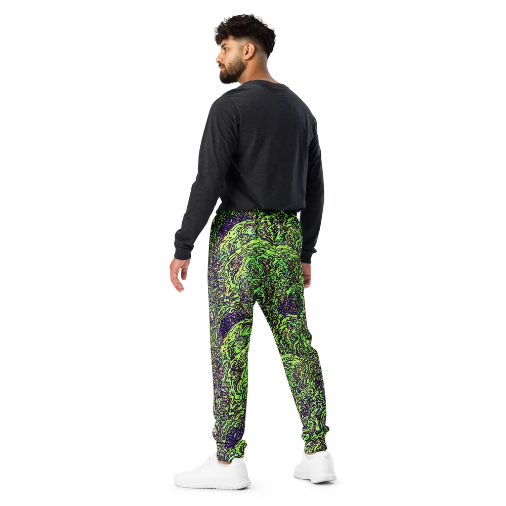 Chaos Garden on Men's Joggers — Back
