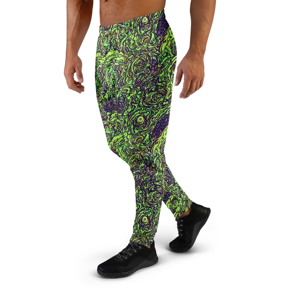 Chaos Garden on Men's Joggers — Left