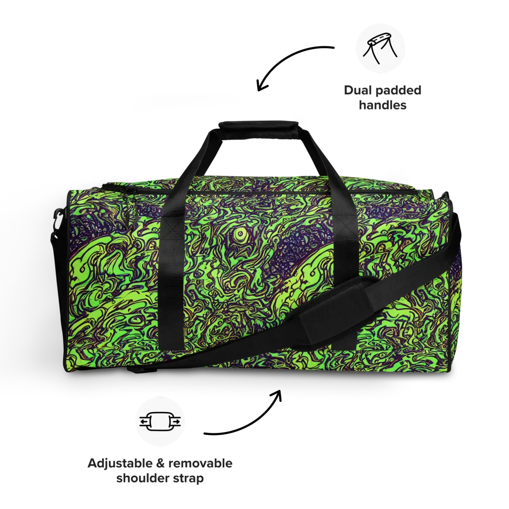 Chaos Garden on Duffle Bag — Front