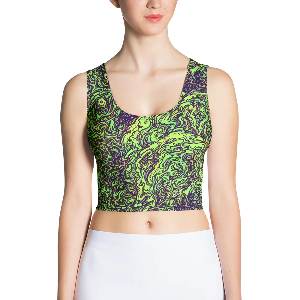 Chaos Garden on Crop Top — Front