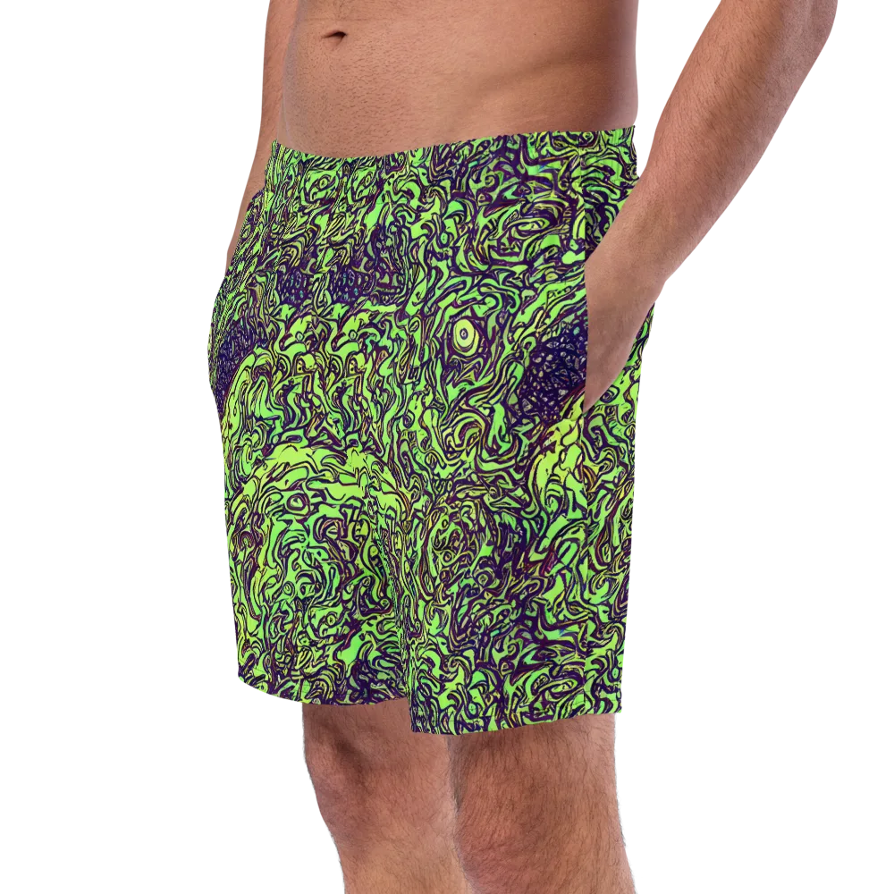 Chaos Garden on Swim Trunks — Left Front
