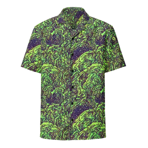 Chaos Garden on a Button Shirt