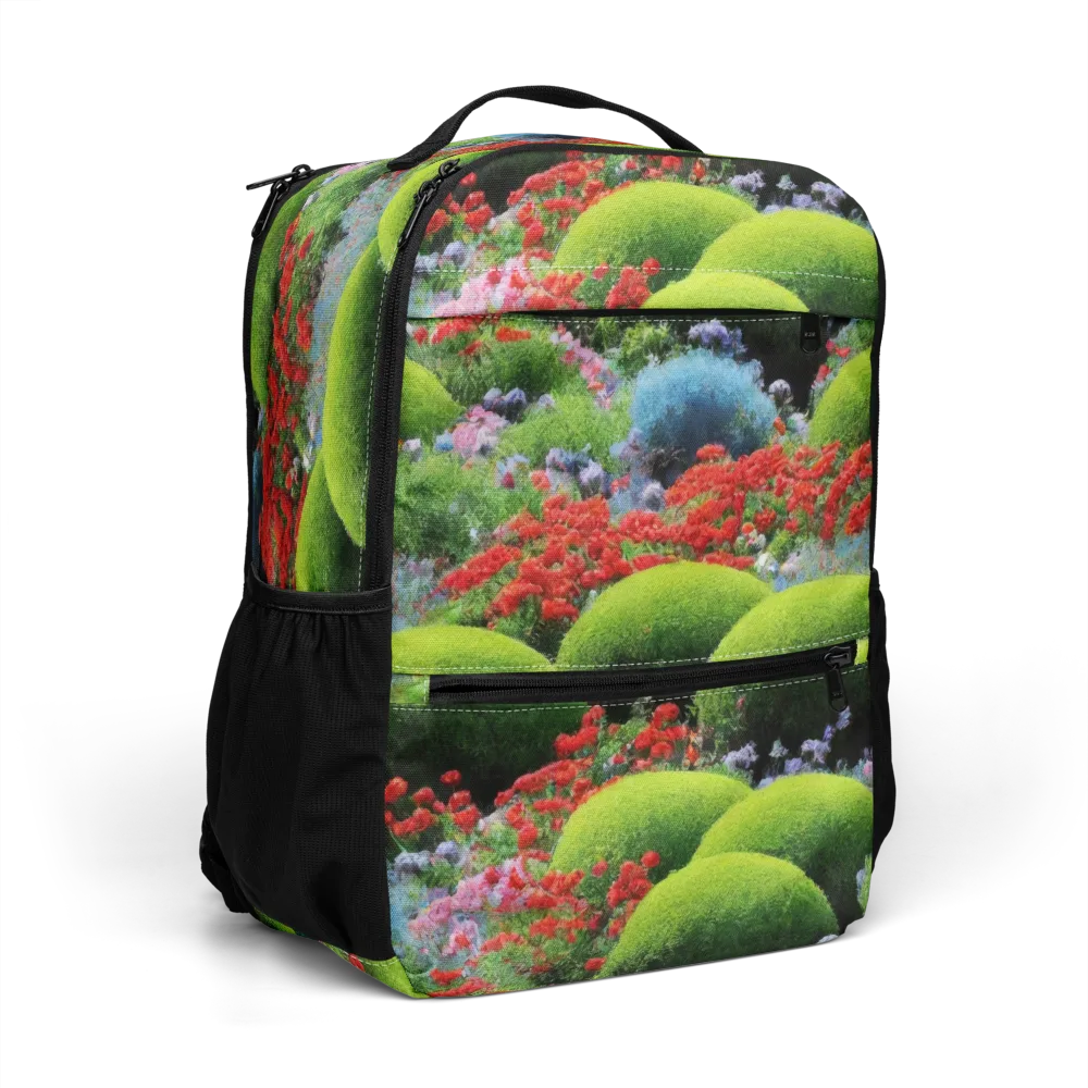 Crimson Moss on Utility Backpack — Right Front