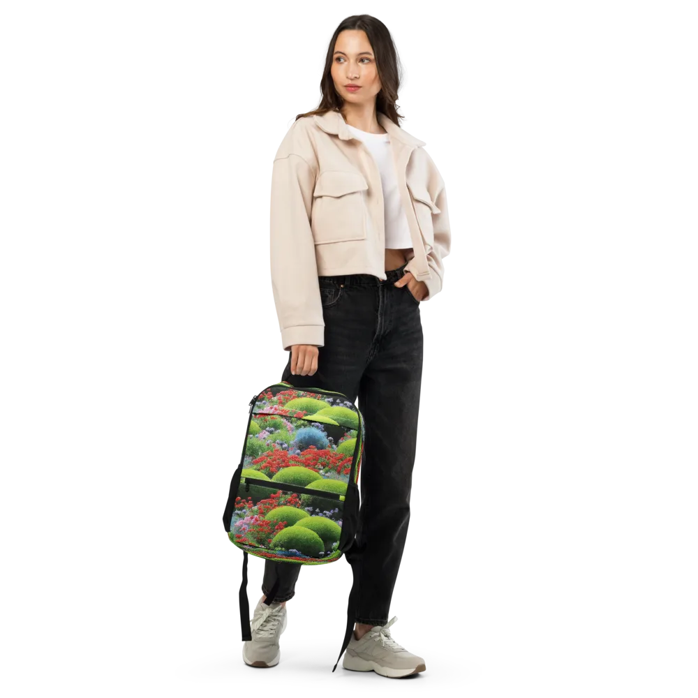 Crimson Moss on Utility Backpack — Front