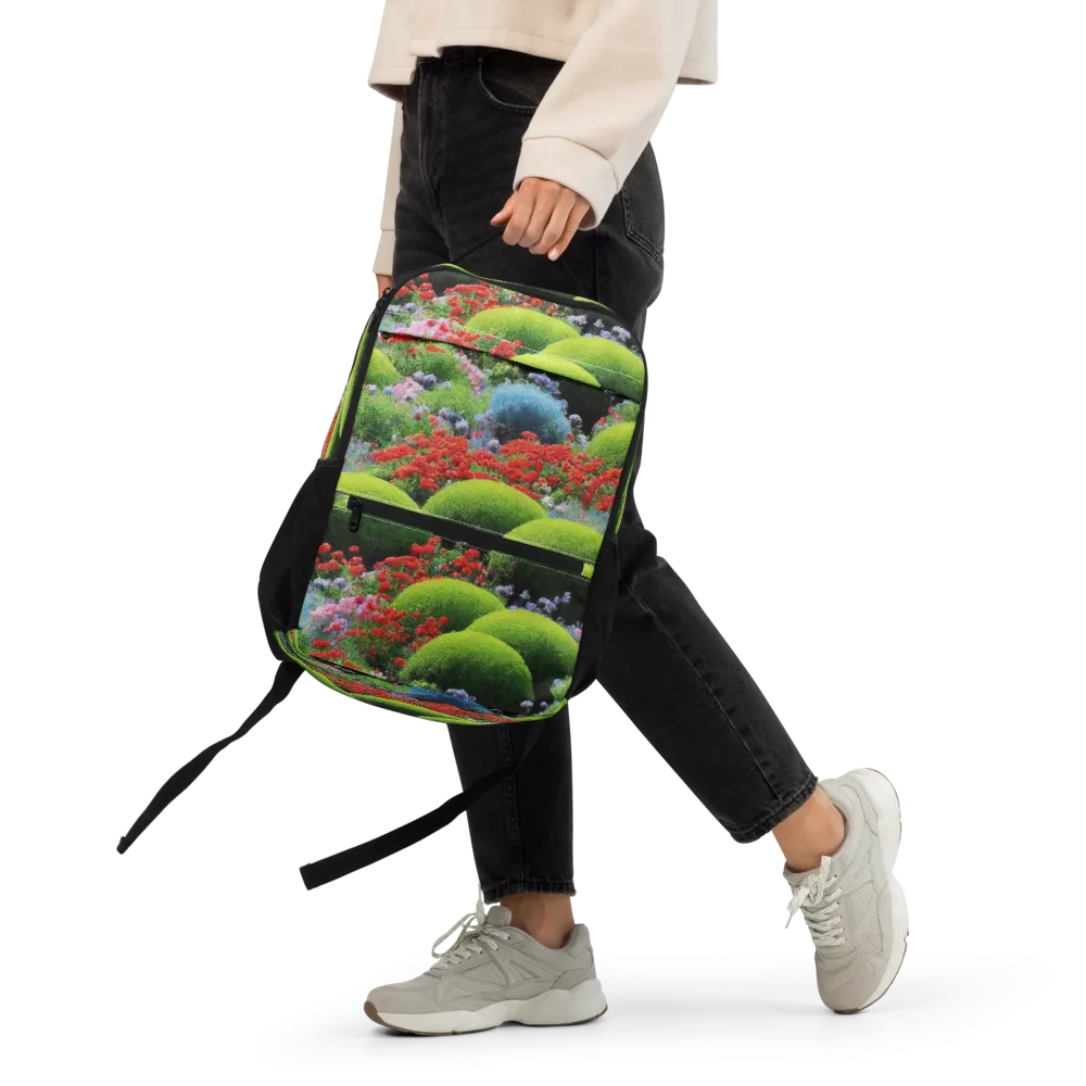Crimson Moss on Utility Backpack — Front