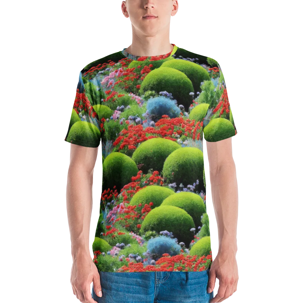 Crimson Moss on Men's Crew Neck T-Shirt — Front