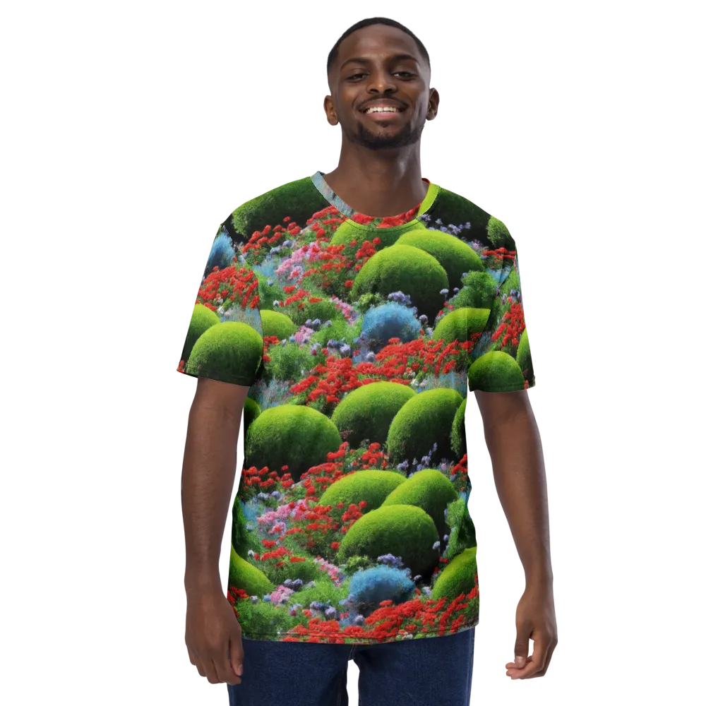 Crimson Moss on Men's Crew Neck T-Shirt — Front
