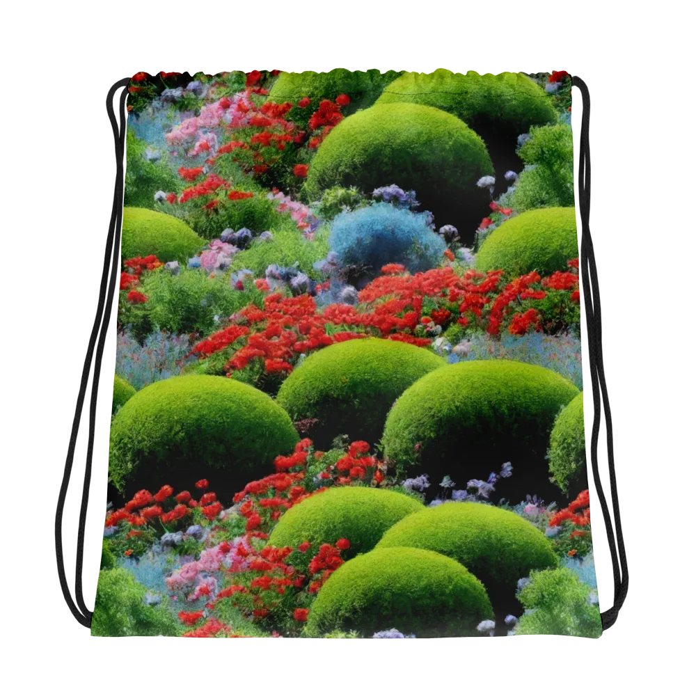 Crimson Moss on Drawstring Bag — Photo