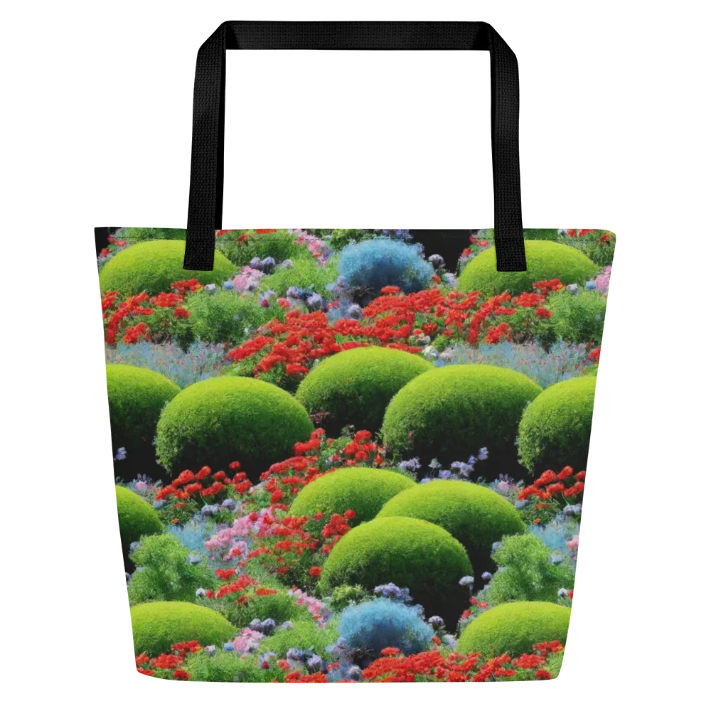 Crimson Moss on Large Tote Bag W/ Pocket — Front